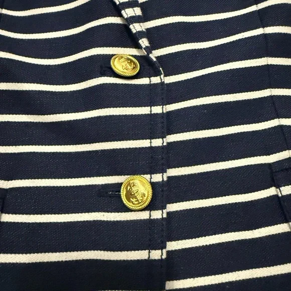 J Crew Schoolboy Blazer in Mixed Stripe 6 - Picture 4 of 9